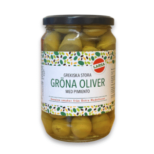 Gröna Oliver med Pimiento 720ml 12st/frp