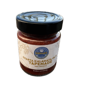 Olivröra svarta med grillad paprika  oliver 6st/frp